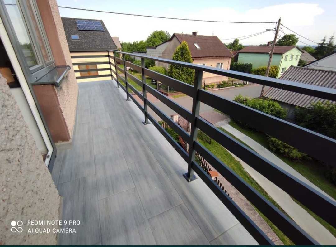 Balustrady balustrada nierdzewna malowana proszkowo stali nierdzewnej