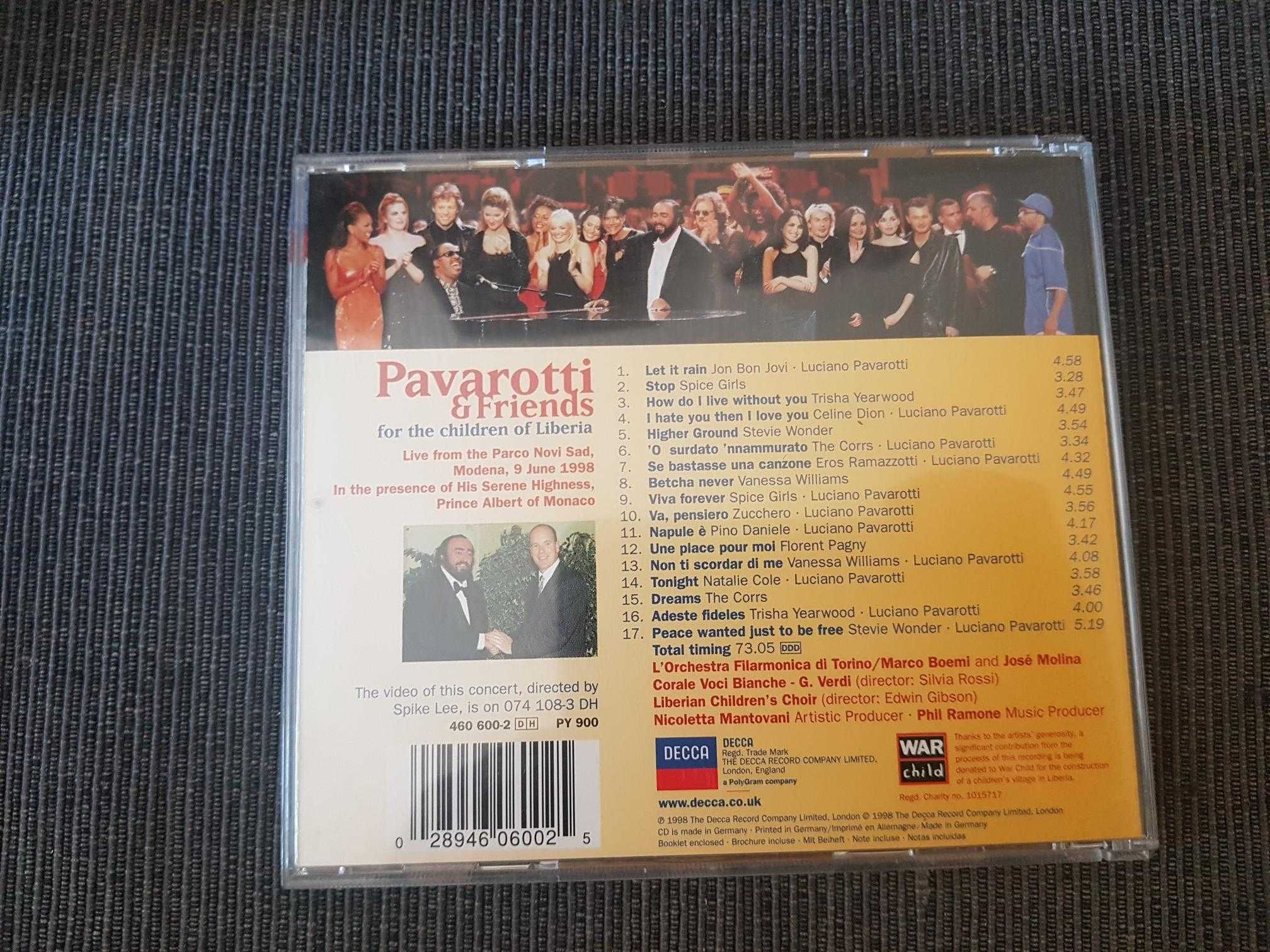 CD Música Pavarotti e Friends