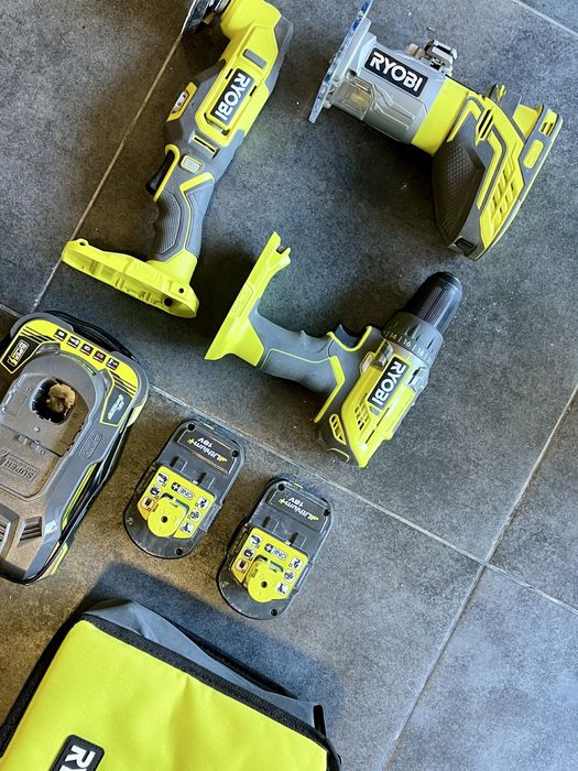 Conjunto ferramentas a bateria RYOBI