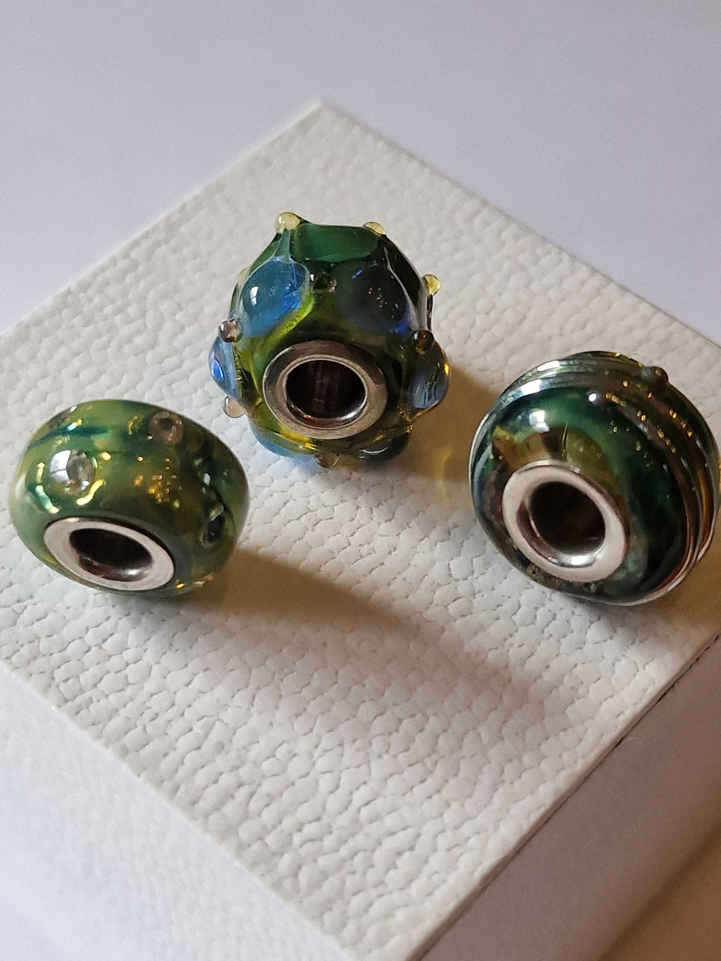 Komplet muranek do bransoletek trollbeads , pandory , elfbeads