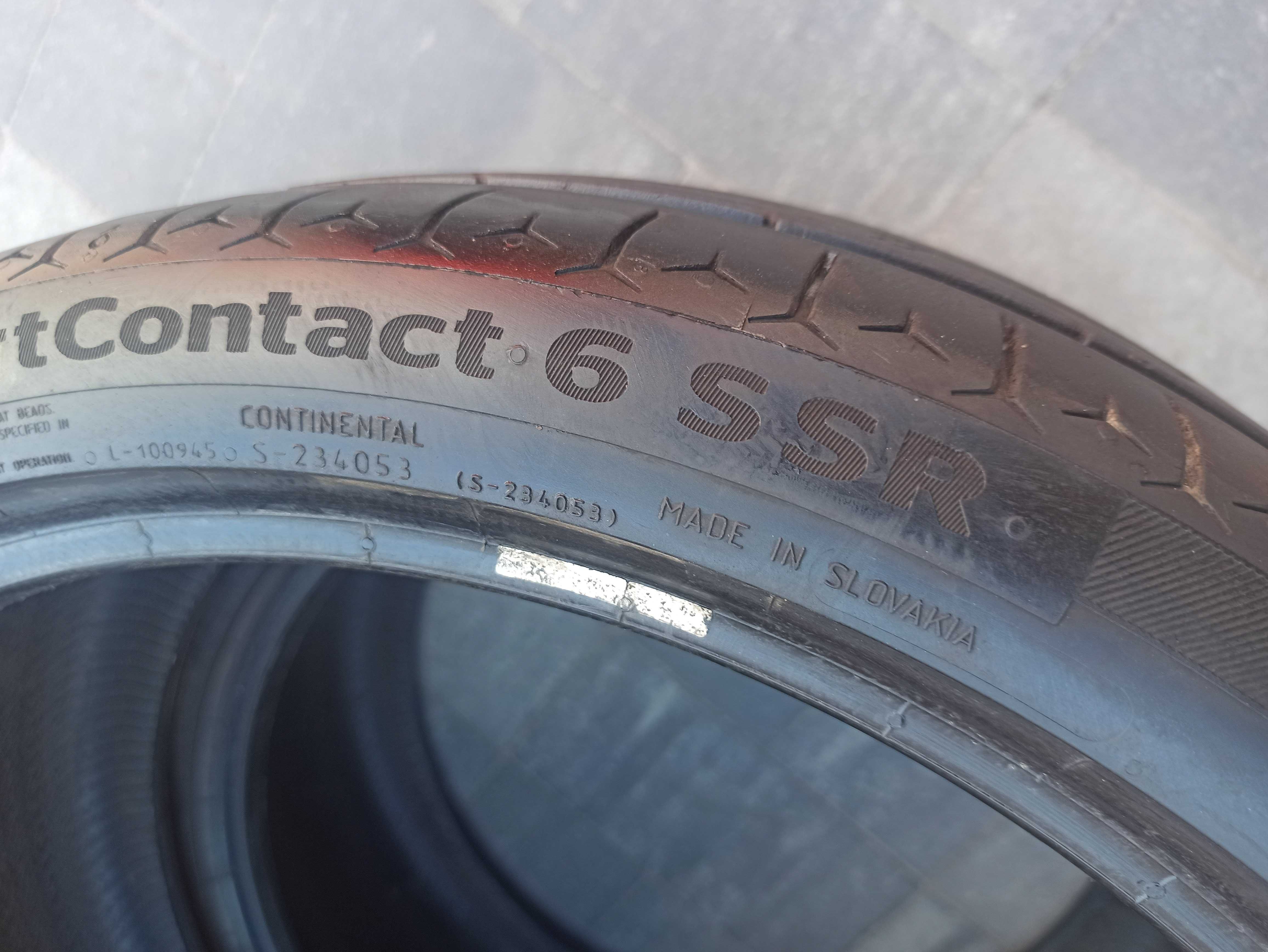 Летняя резина ПАРА 245/35 R20 Continental Sport Contact 6 Run Flat