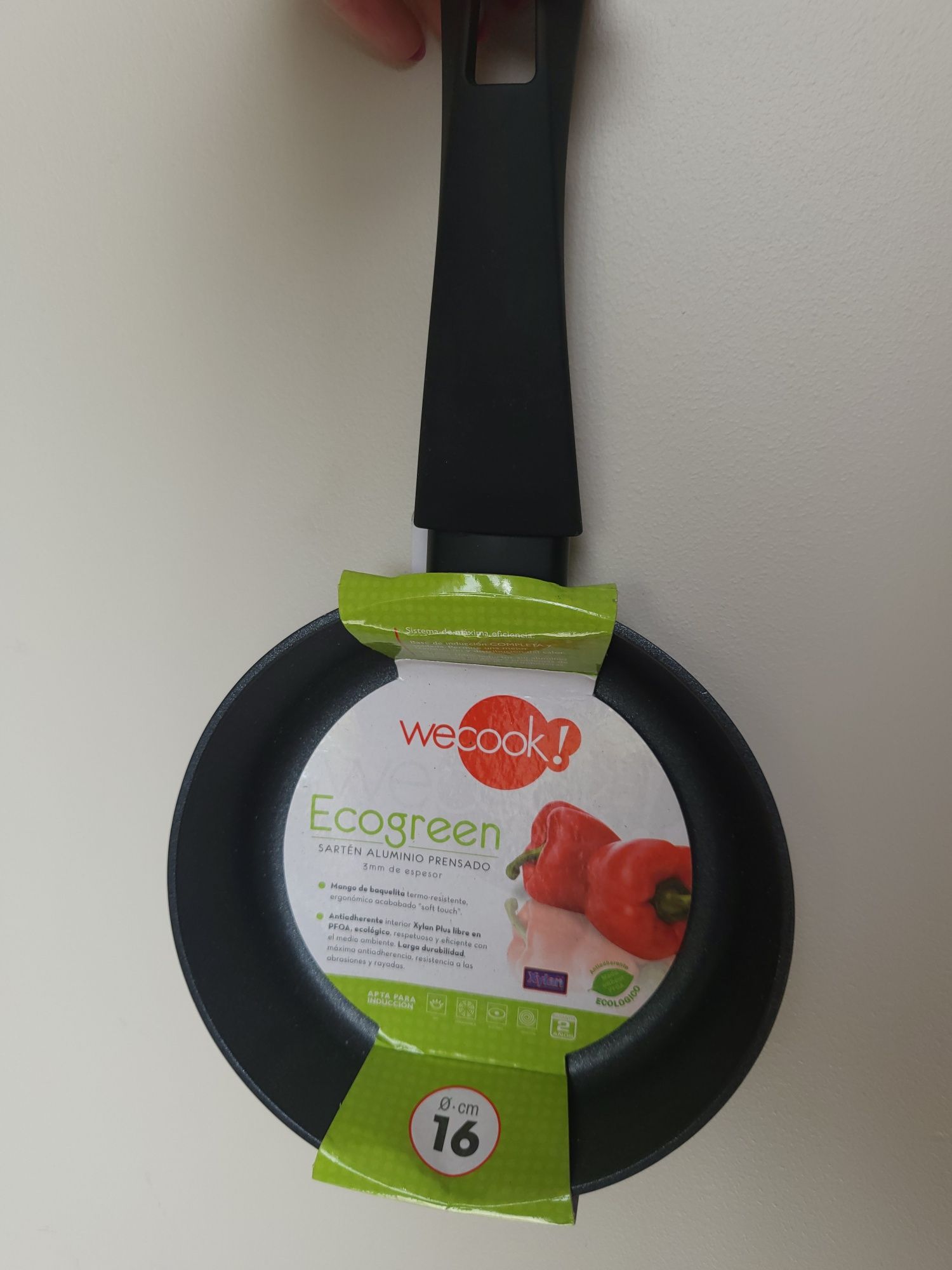 WECOOK Ecogreen Patelnia aluminium 16cm Indukcja Non-stick Ekologiczny