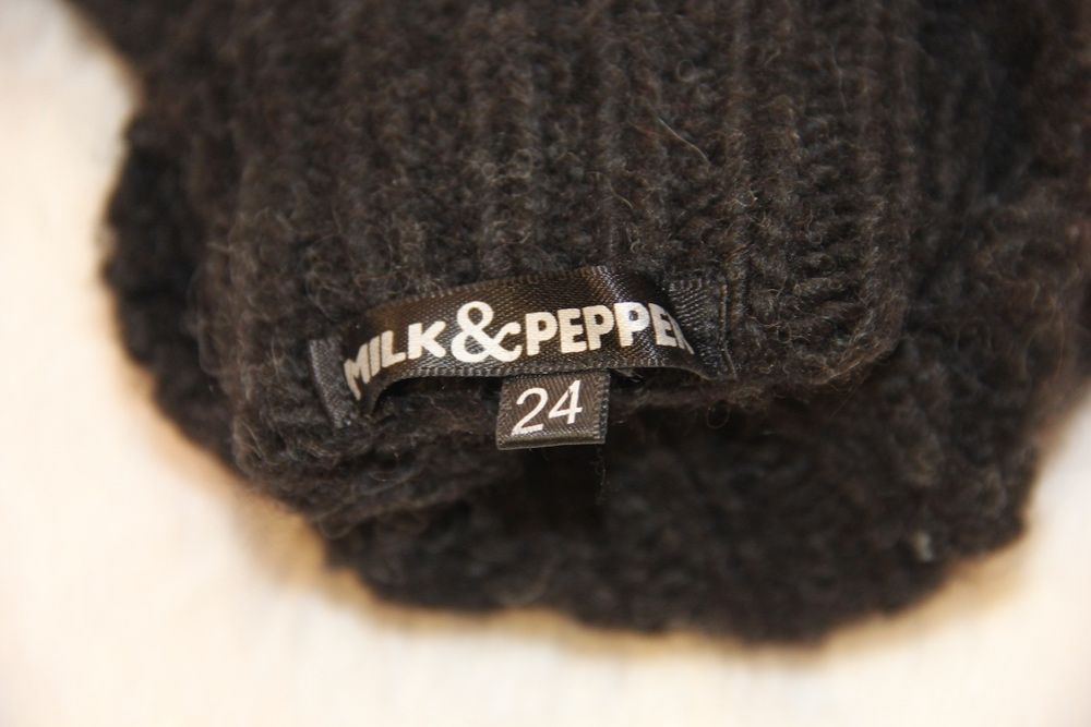 Milk & pepper sweter kurtka bluza ubranko dla psa pies czarna sweterek