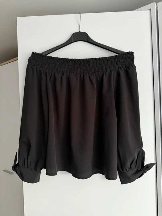 Bluzka letnia hiszpanka czarna XS Gina tricot