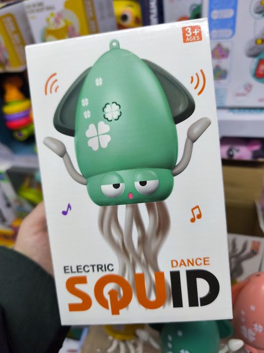 Танцюючий Кальмар Восьминіг музичний Dancing медуза