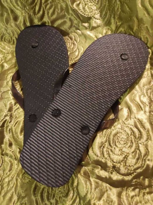 Klapki r. 45 46 japonki męskie czarne 2 pary