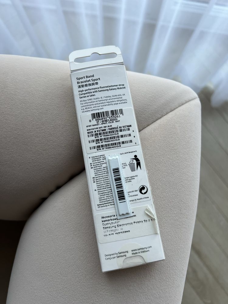 Nowy oryginalny pasek Samsung Sport Band 20mm M/L Navy Granatowy