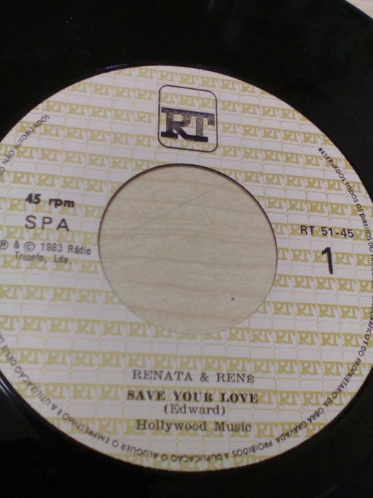 Vinil, Renata & René: Save your Love.