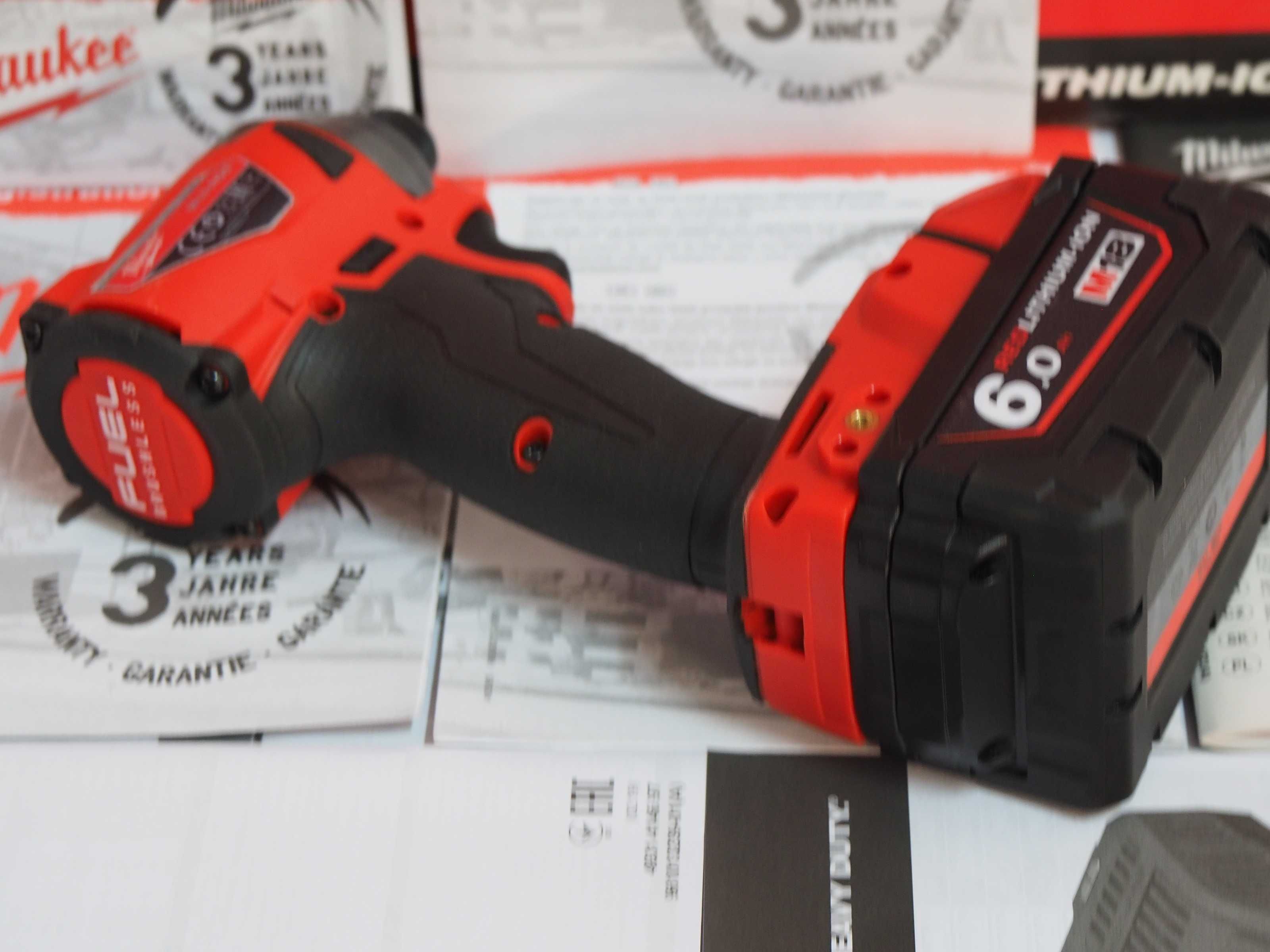 Zakretarka udarowa klucz MILWAUKEE M18 FID2 bateria 18v 6ah 226Nm