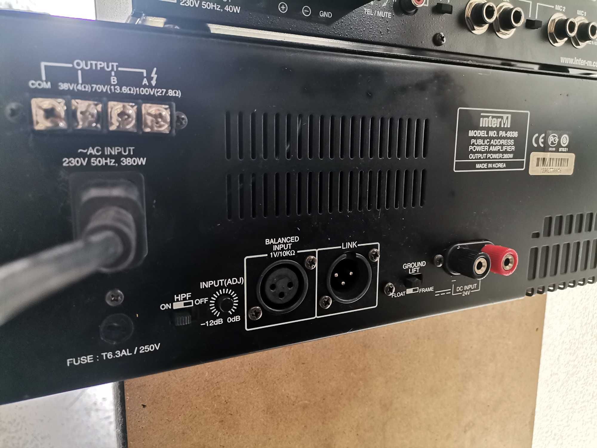 Amplificador InterM PA-9336