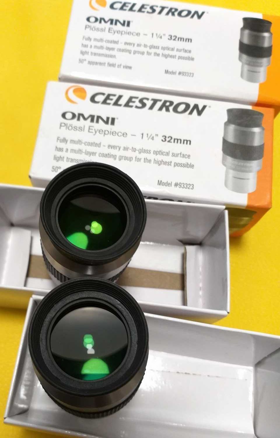 окуляры пара 32мм 1.25" Celestron Onmi плёссл для телескопов
