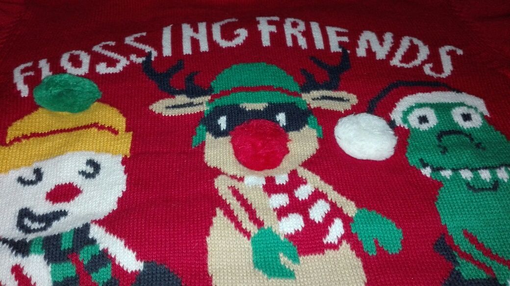 Sweter świąteczny Knit Design C&A rozm. 104