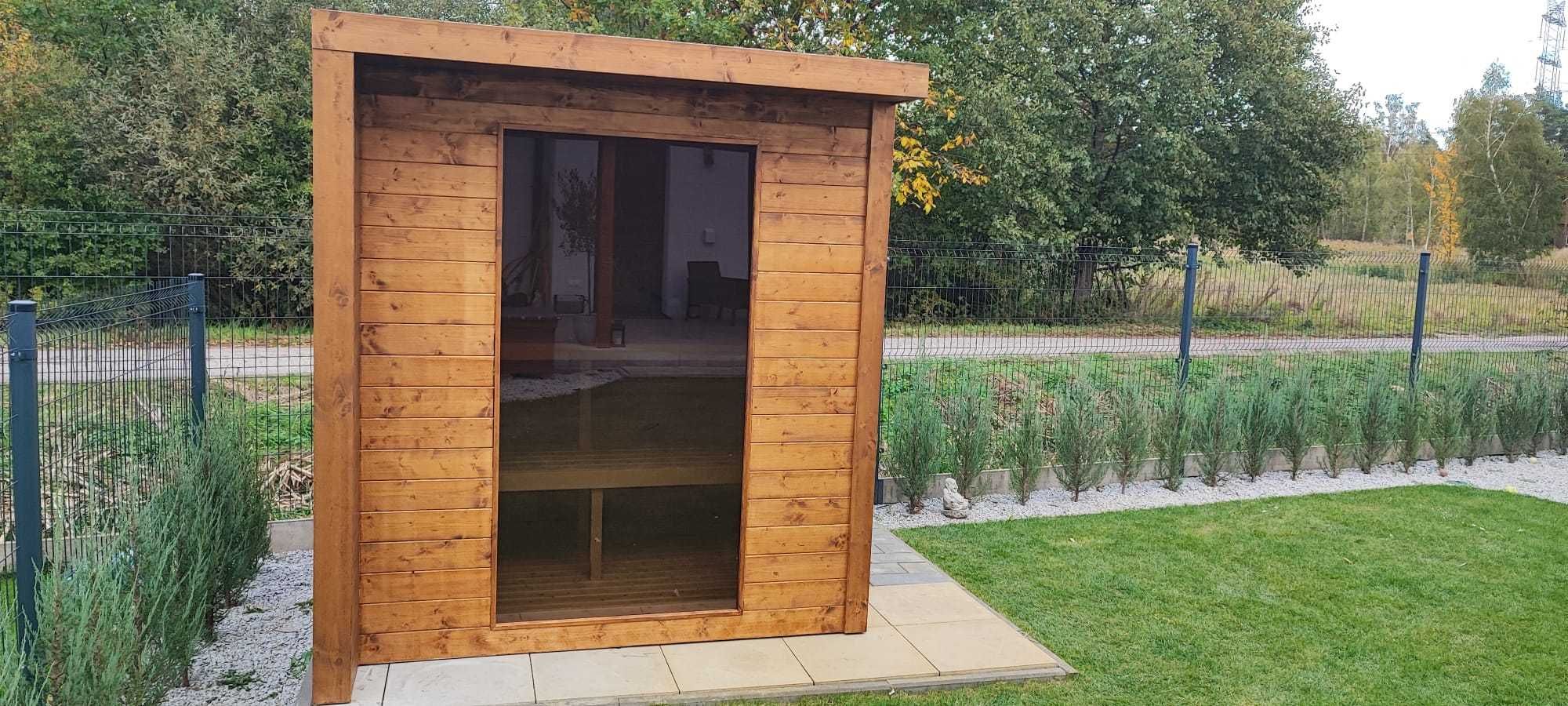 Sauna zewnętrzna fińska model Kopenhaga