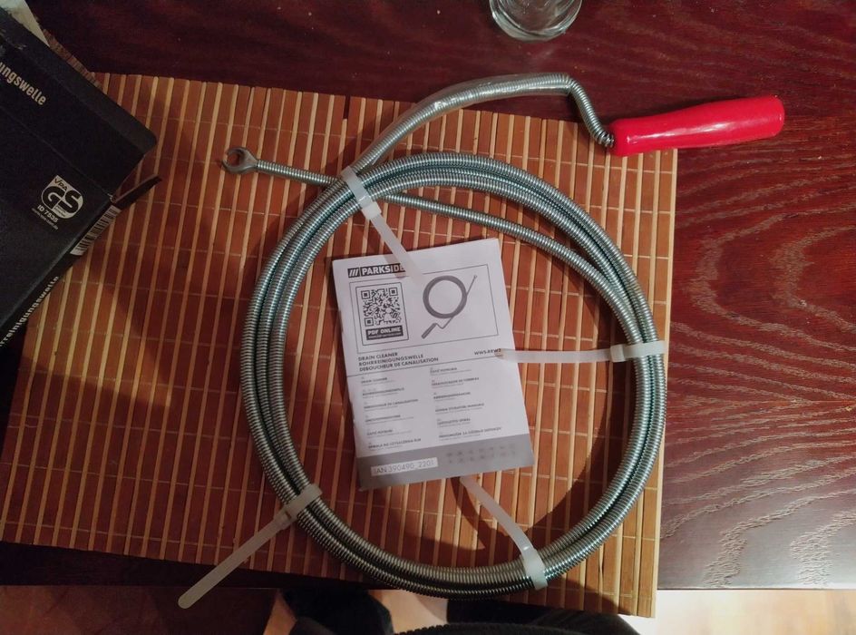 Spirala do czyszczenia rur parkside 3m