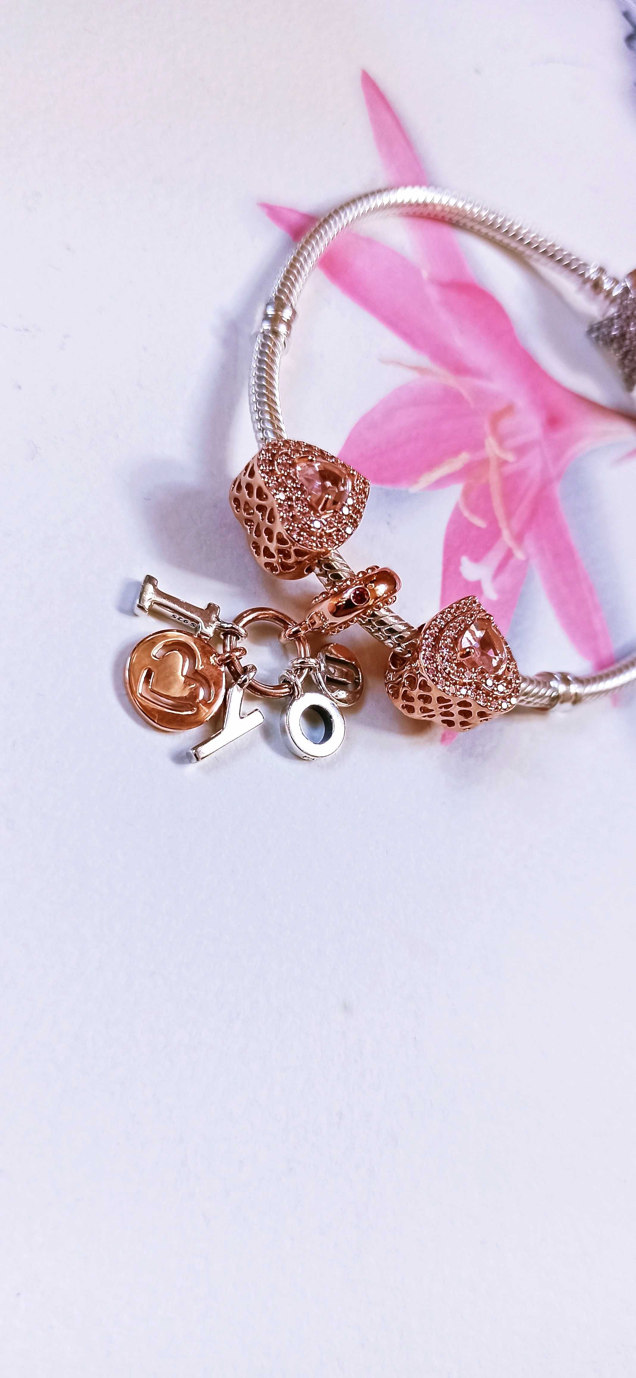 Bransoletka Pandora NOWA ALE S925 charms zawieszka kulka koralik beads