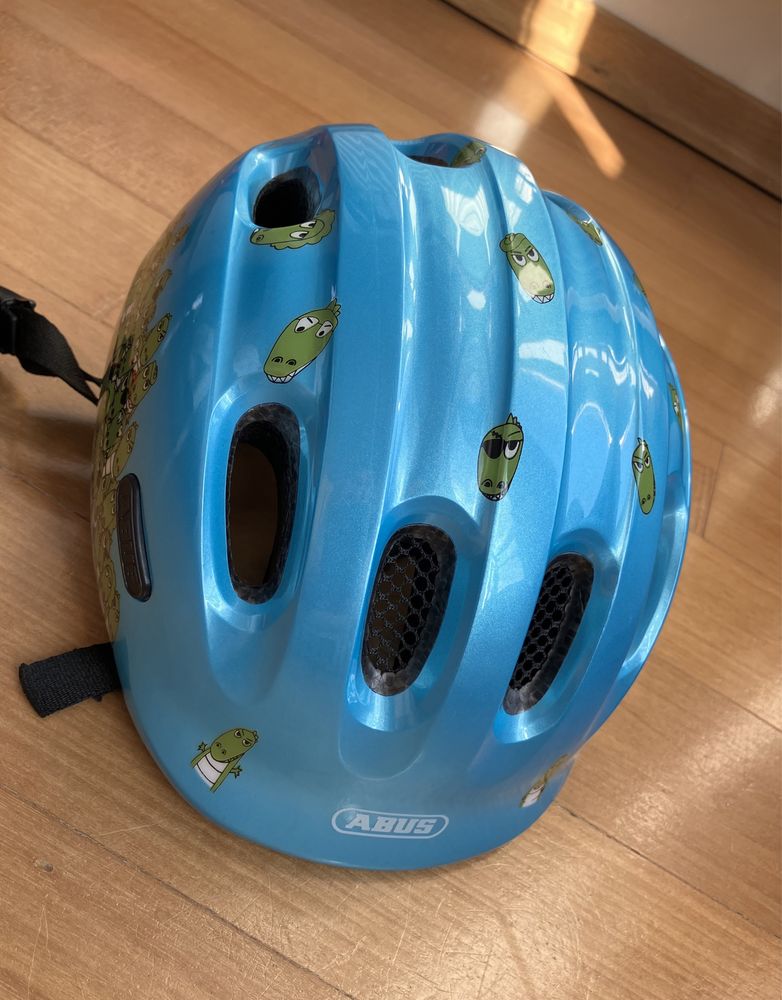 kask ABUS Smiley 2.0, miejski dla małych dzieci - blue croco