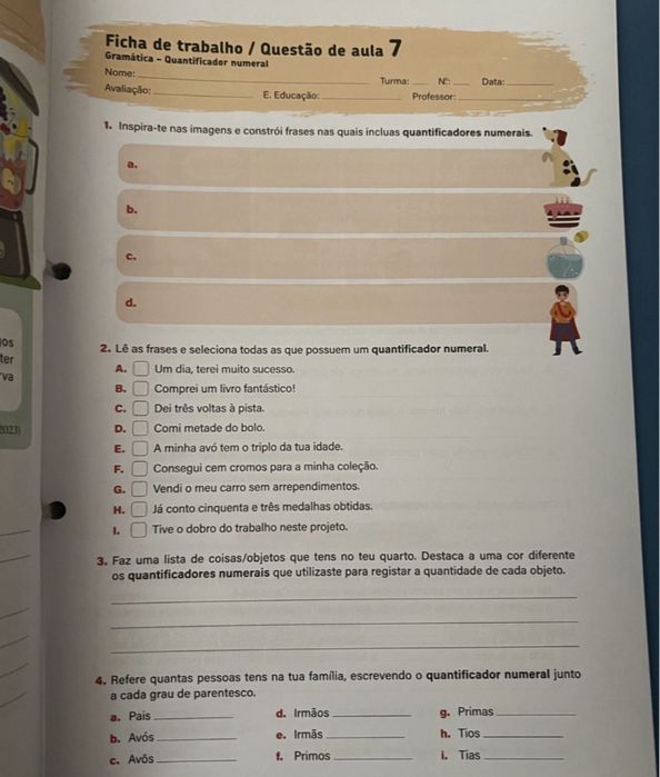 Dosdiê do Professor Palavra a Palavra 5.º ano