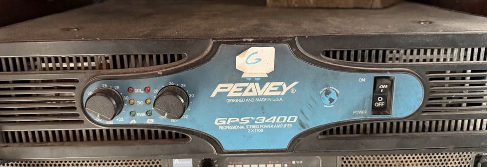 amplificador PEAVEY GPS 3400