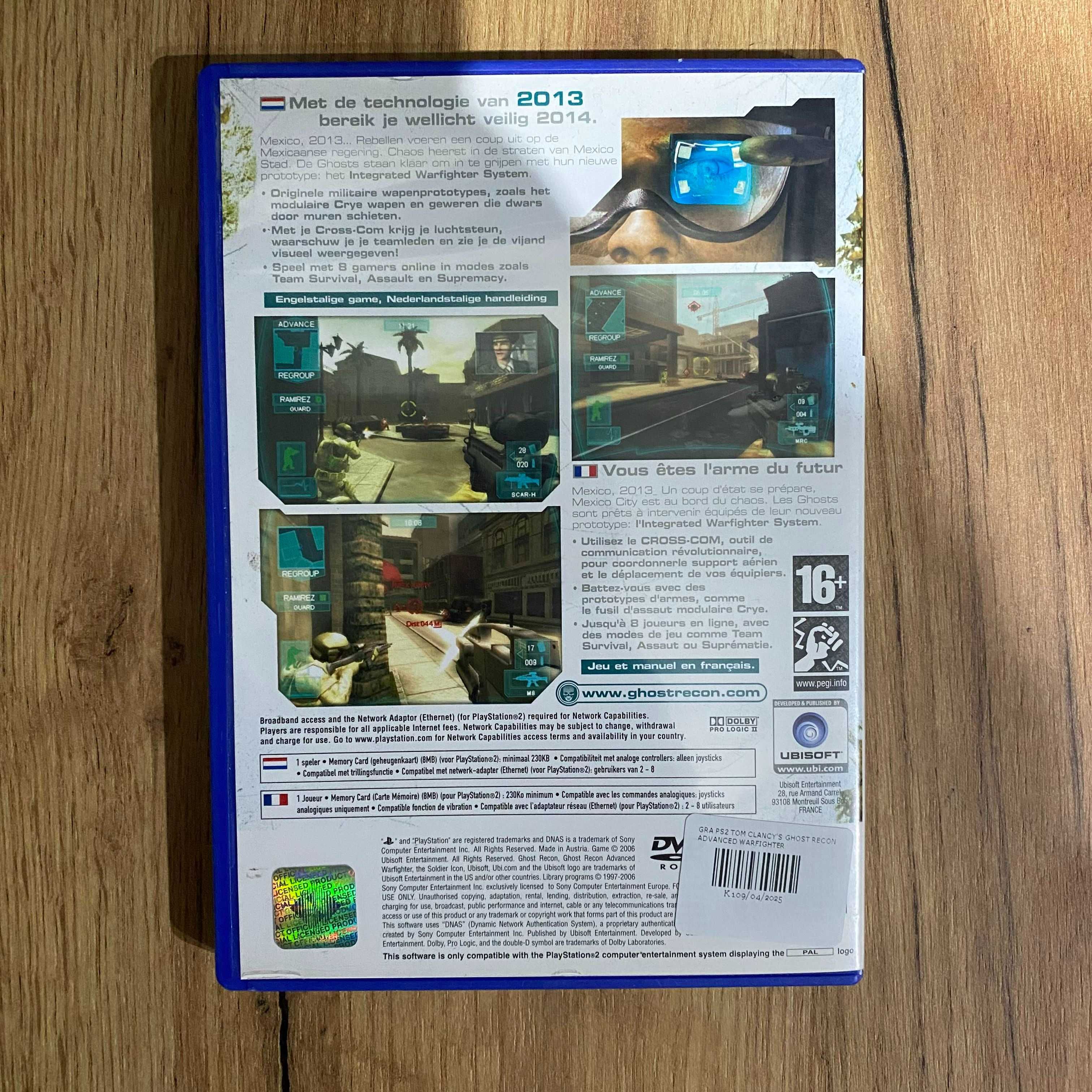 Gra PS2: Tom Clancy's Ghost Recon: Advanced Warfighter