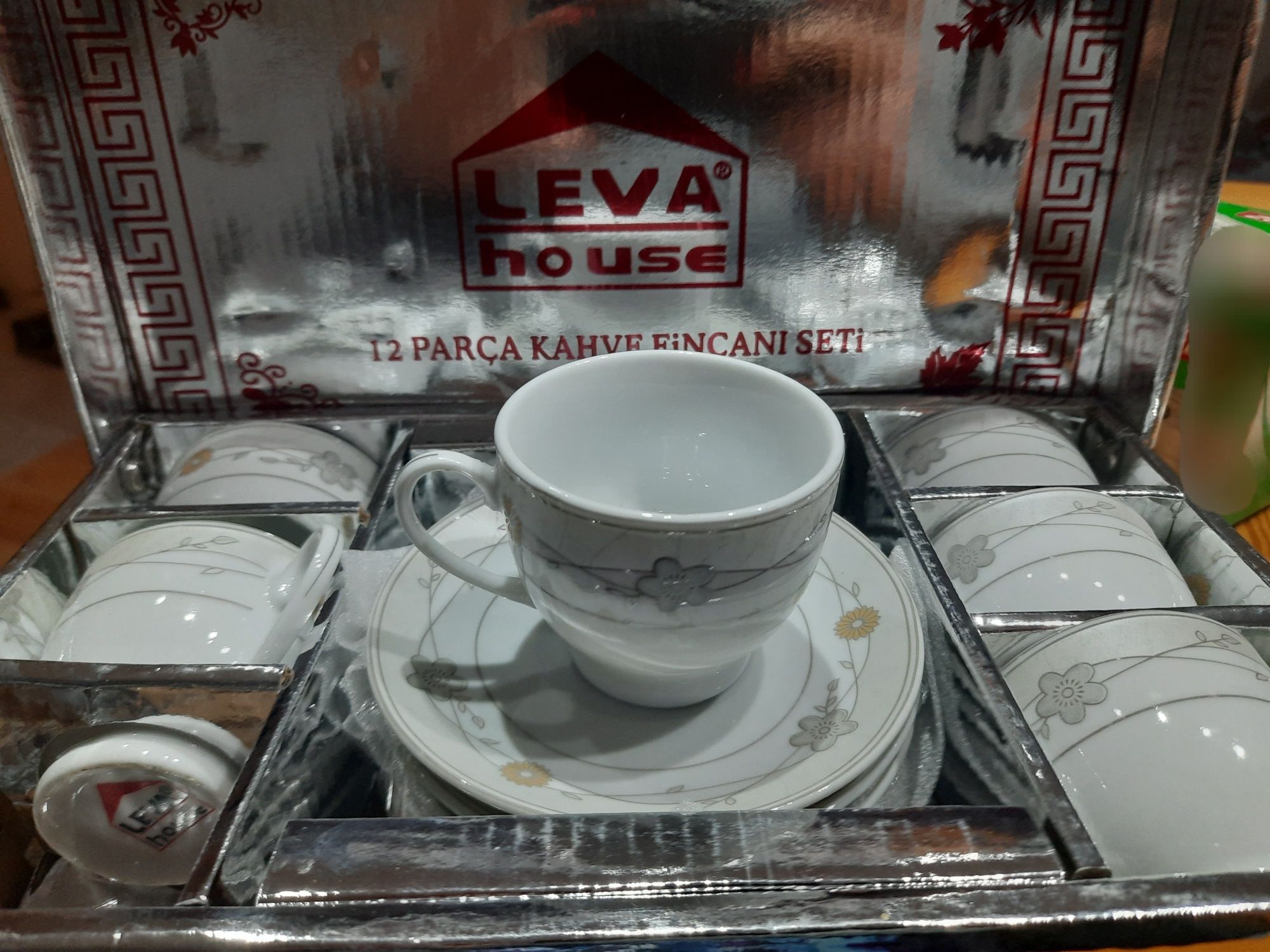 Porcelanowy zestaw do kawy po turecku/ do espresso.