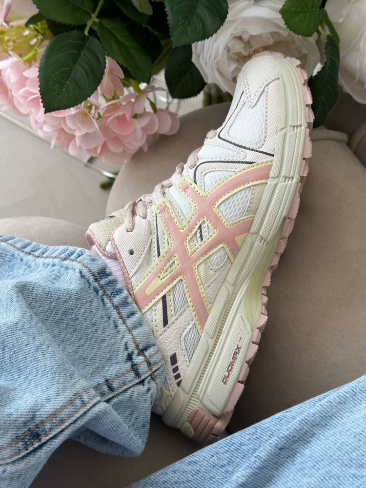 Asics Gel Kahana 8 Pink Beige асікс асікси рожеві бежеві