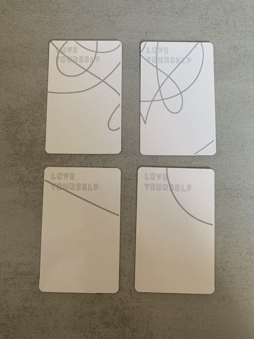 Bts Love Yourself Hyung Line Photocards Não Oficiais
