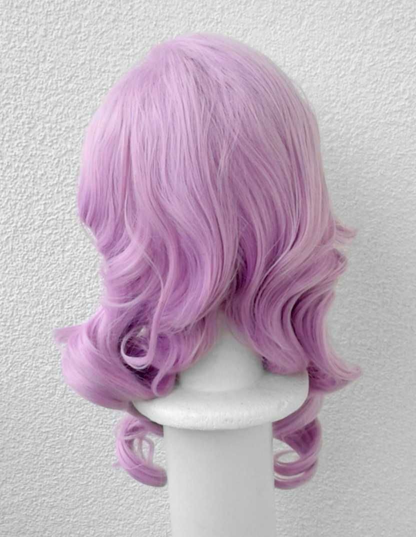 Heartseeker Ashe LoL cosplay peruka wig różowa Liga Legend lokowana