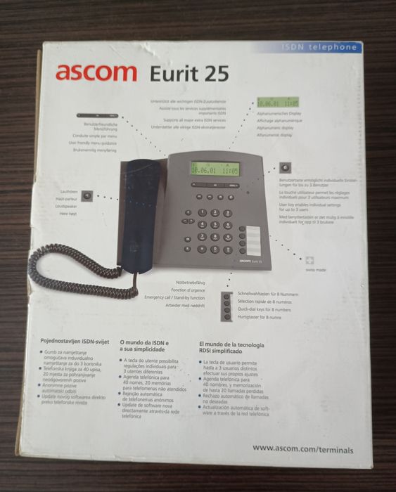 Telefon przewodowy ascom Eurit 25