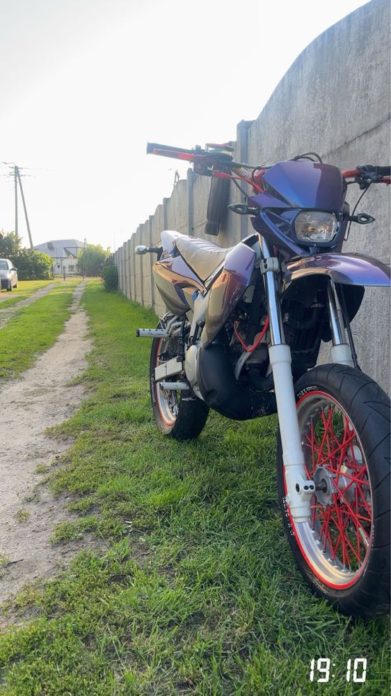 supermoto malaguti xsm50 z silnikiem yamaha dt 125