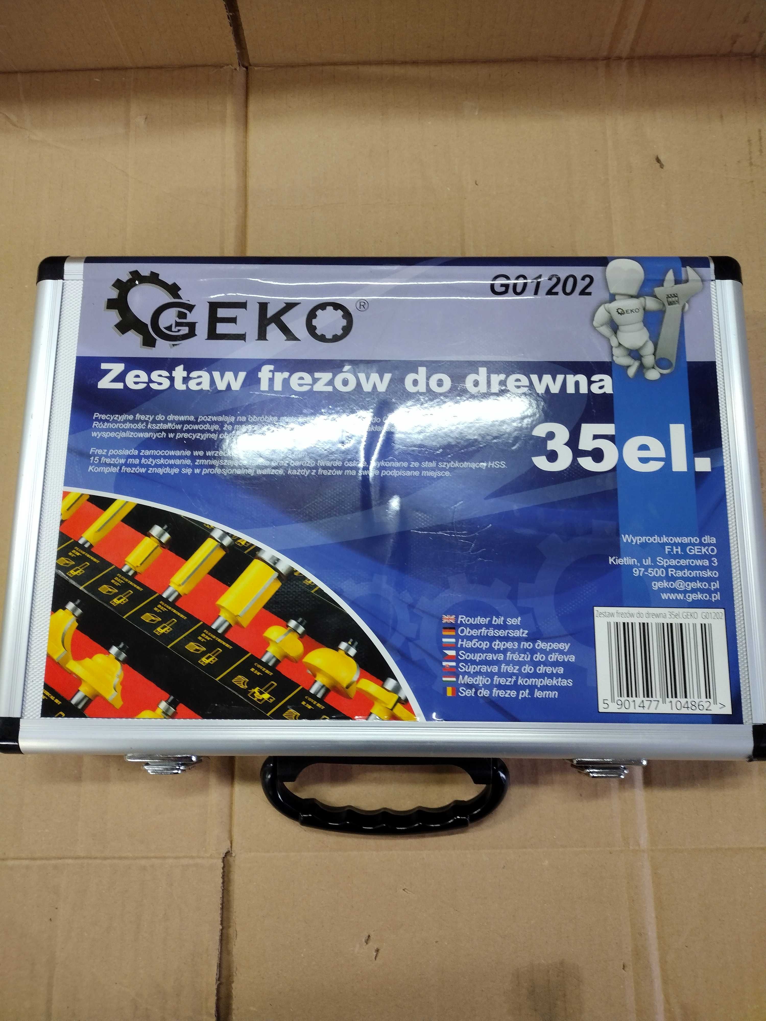 Zestaw frezów do drewna 35 el.