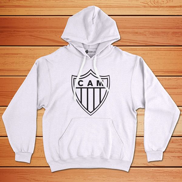 Sweatshirt com capuz do Atlético Mineiro ou sua equipa a escolha