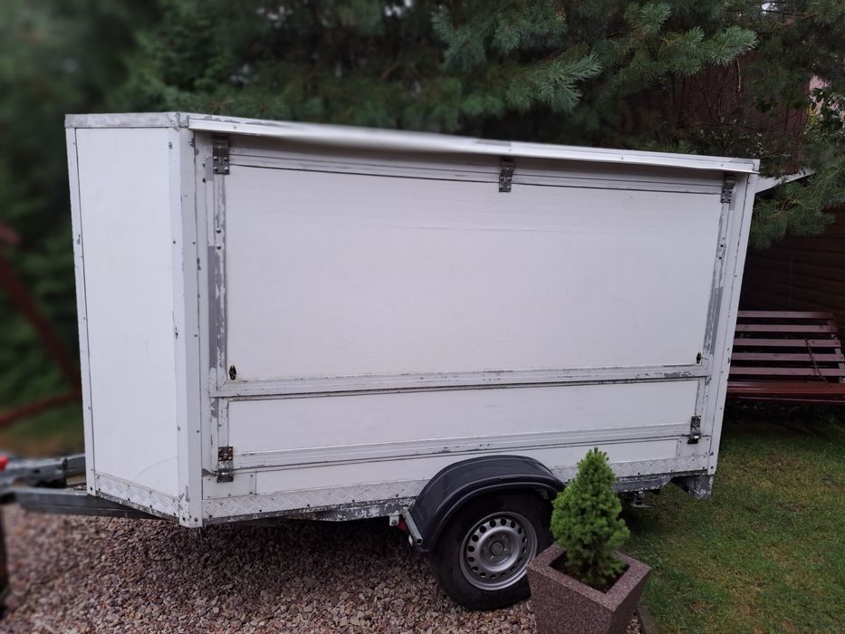 Przyczepka lekka, przyczepa bez przeglądów, zabudowana
