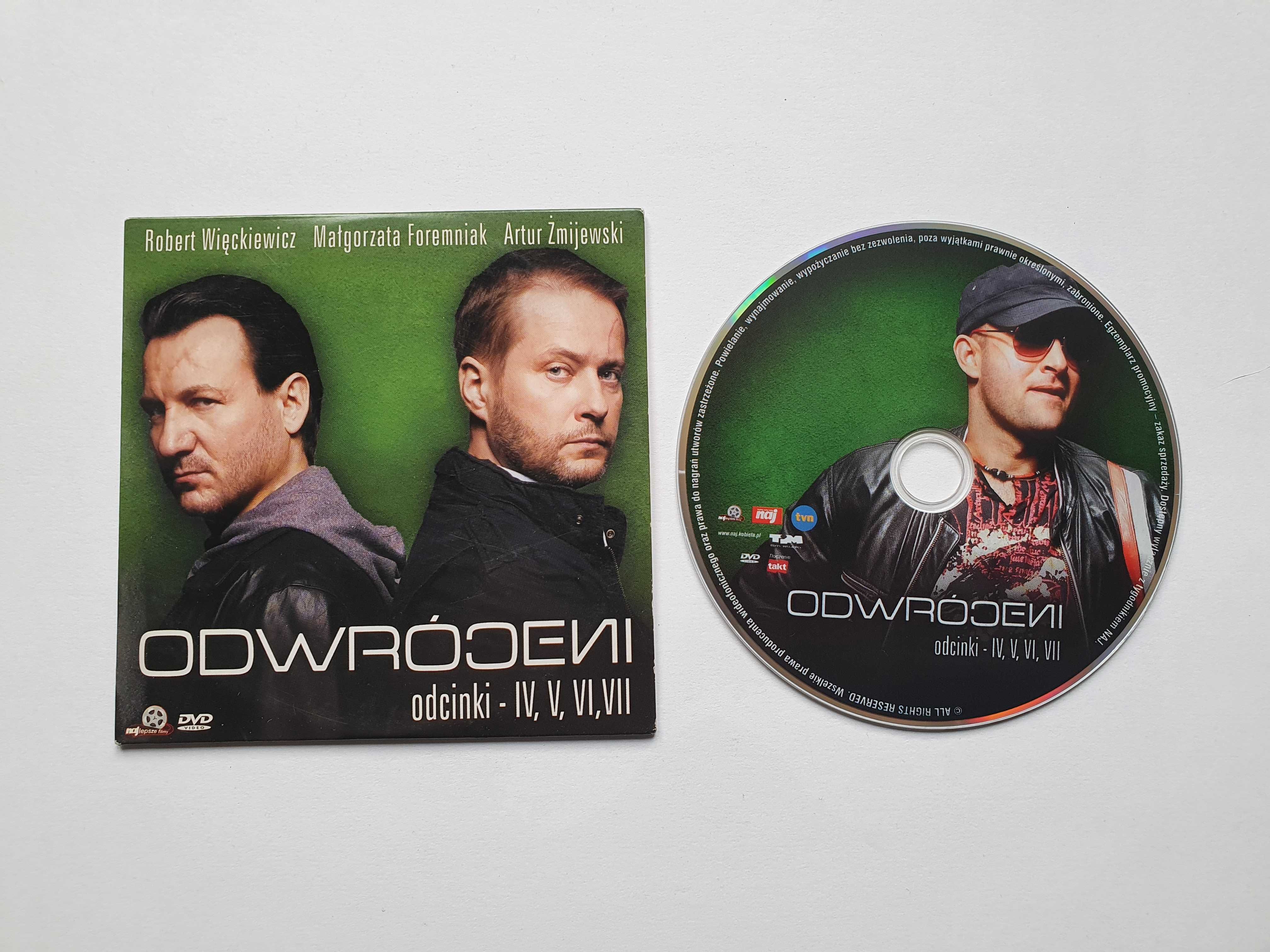 Serial Odwróceni.  Odcinki I - VII. Dwie płyty DVD