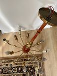 Lampa dwunastoramienna żyrandol świecznik