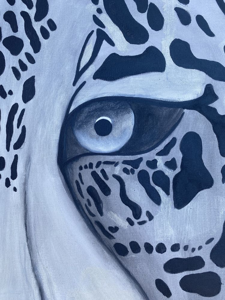 Quadro pintura “Be wild” - 90X60 cm