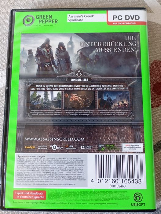 Assassins Creed Syndicate Pc cdrom