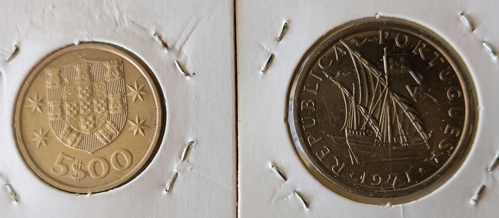 14 Moedas Portuguesas de 5 escudos da 2⁰ República ( Níquel )