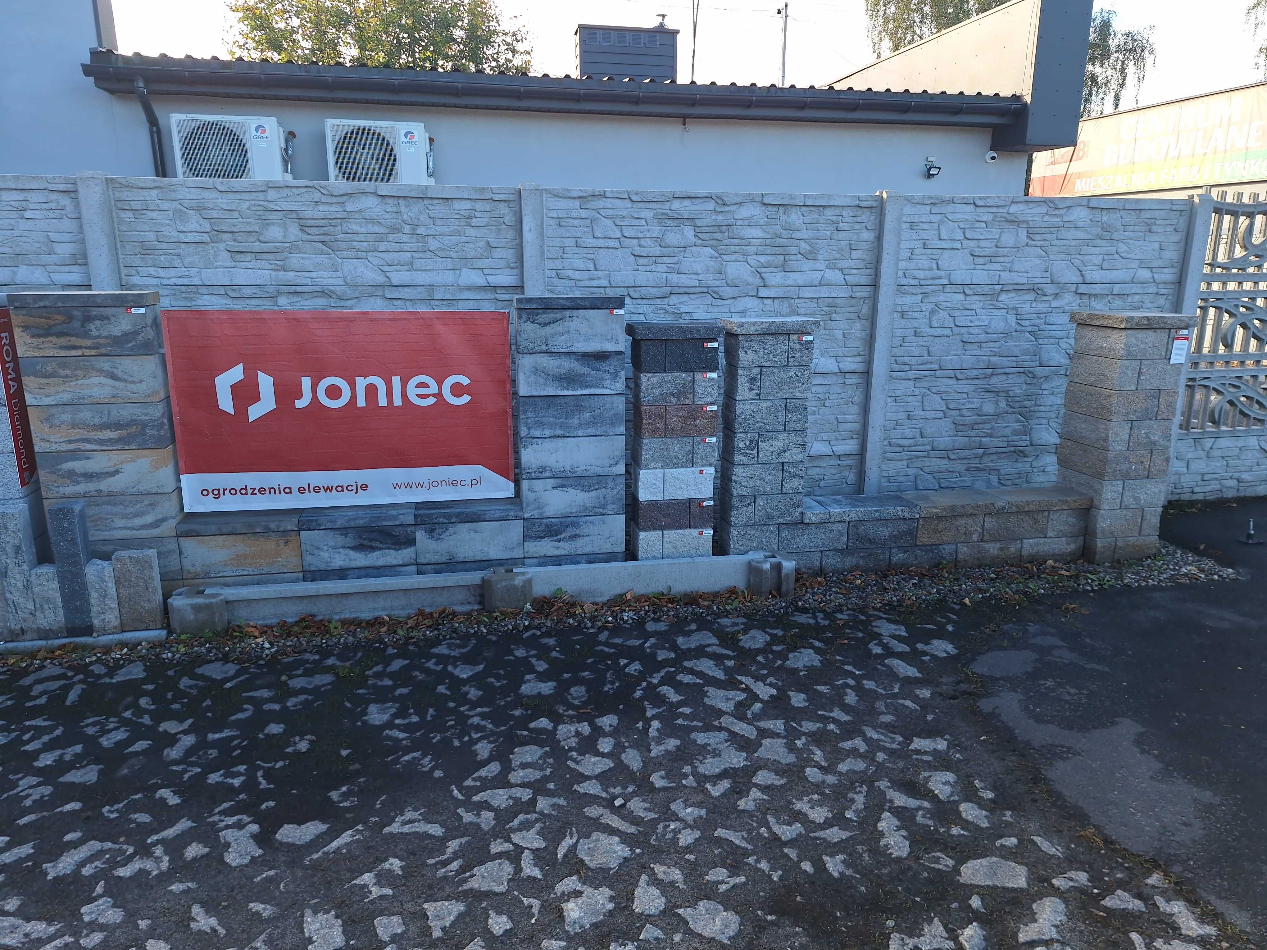 Joniec ogrodzenie modułowe pustak bloczek Roma,Gorc