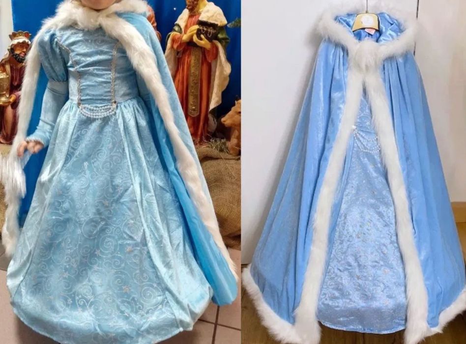 Elsa, Elsa, Frozen, Kraina lodu, Księżniczka kostium na bal NOWA