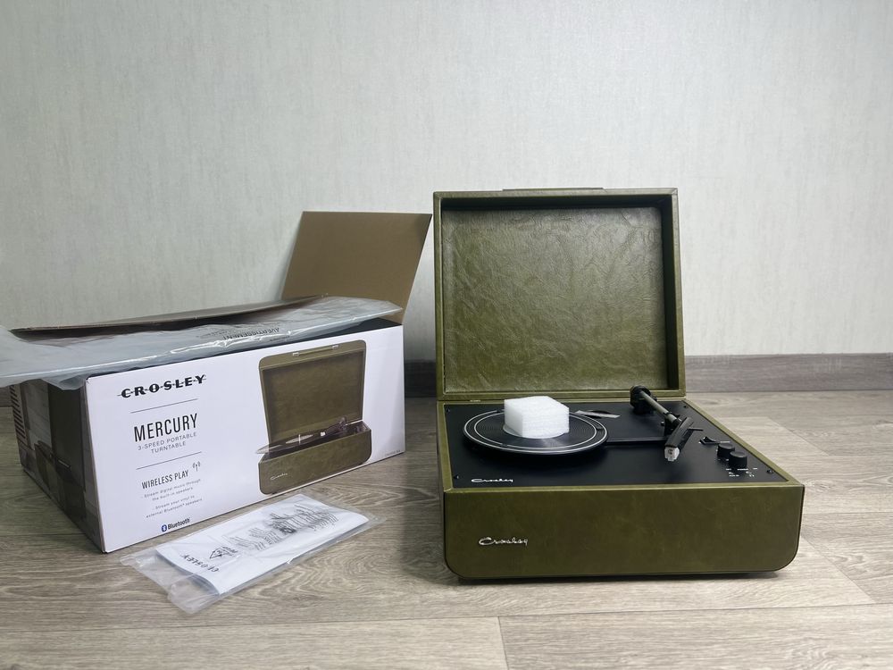 Програвач вінілу Crosley Mercury (Forest Green)