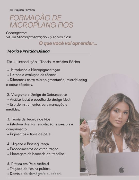 Formação da aréa da beleza + Estagio