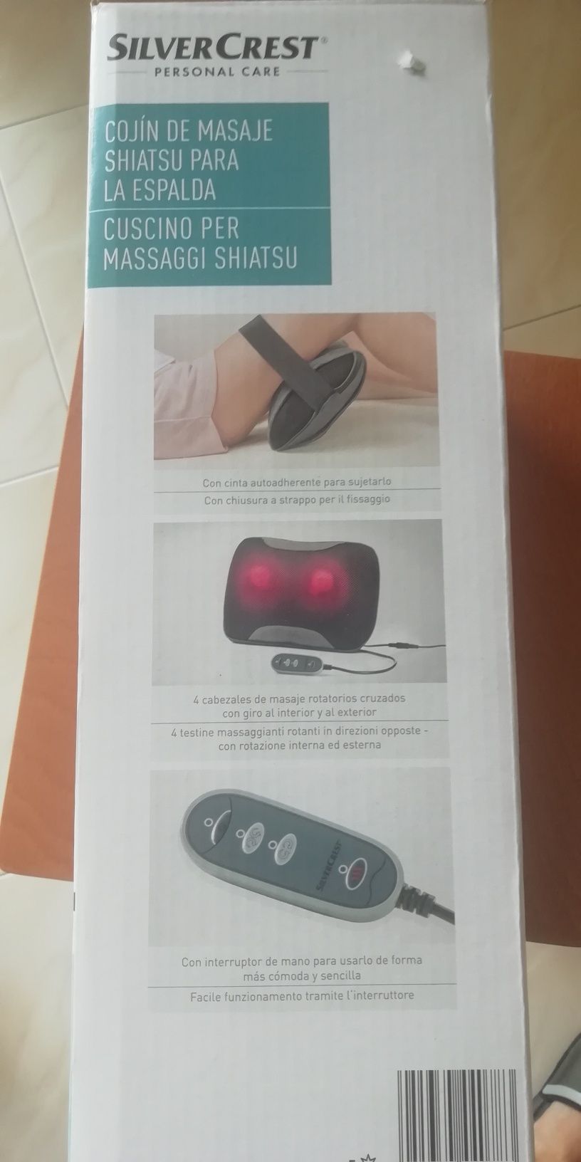 Almofada de massagem com muito pouco uso