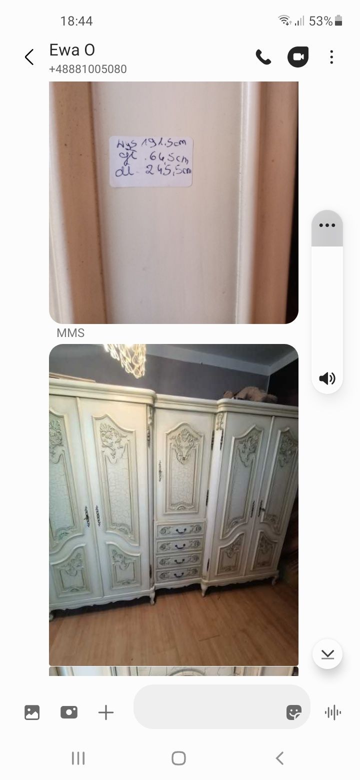 Szafa antyczna styl ludwik