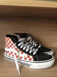 Кеды Vans Skate Sk8-Hi Reissue (Grosso '84) Black/Red Check