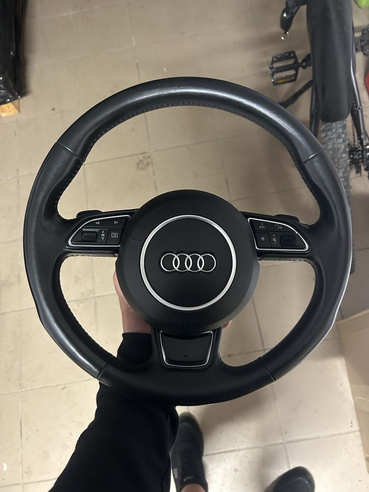 Kierownica z lopatkami Audi A6 C7 A7 komplet stan idealny