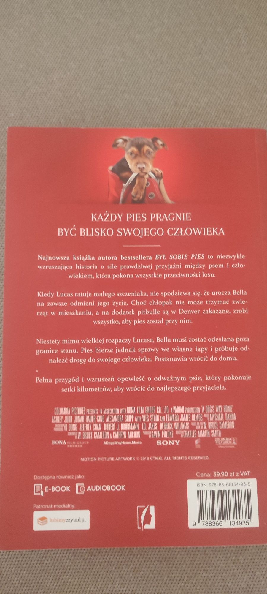 Książka O psie, który wrócił do domu