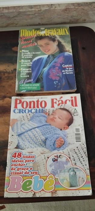Revistas lavores femininos antigas