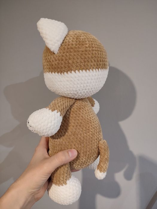 Kot na szydełku 32 cm