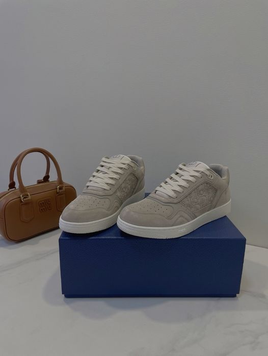 DIOR B27 Buty męskie niskie – biało-szare