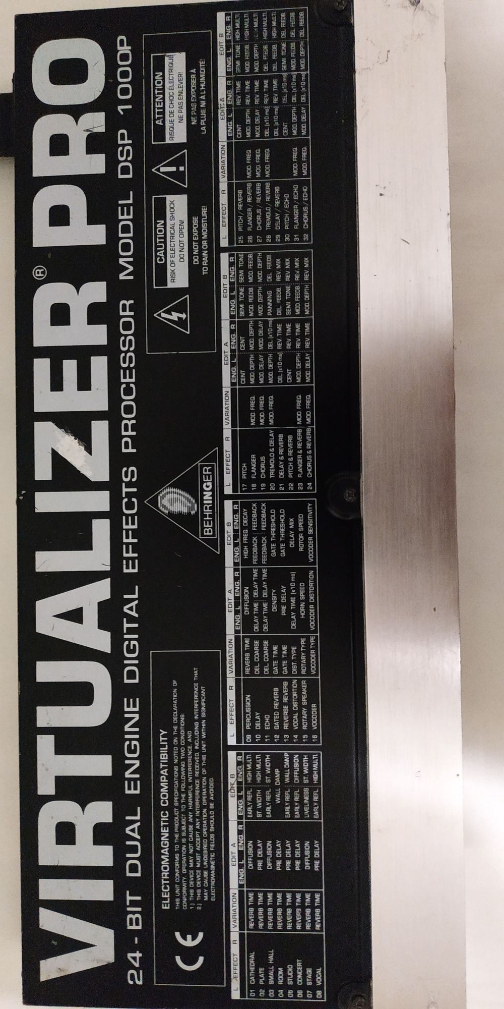 Процессор эффектов Behringer Virtualizer Pro DSP 1000P